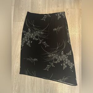 Vintage Plus Size Asymmetrical Midi Skrit!